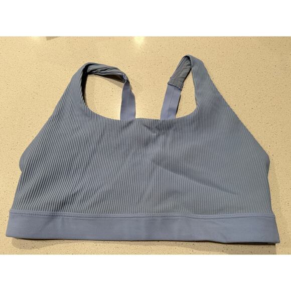 Athleta Other - Athleta Exhale Rib Bra‎ Blue M